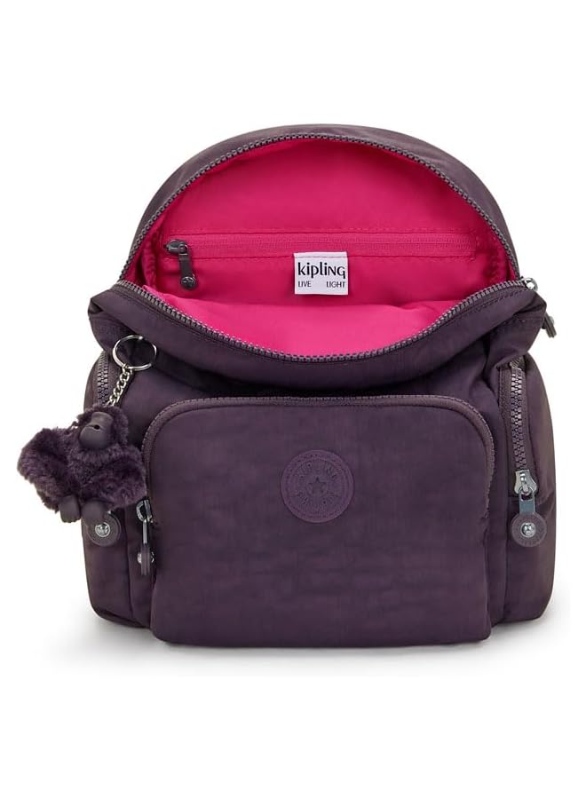 kipling City Zip Mini B Ultimate Plum Bags For Unisex Plum - Image 3