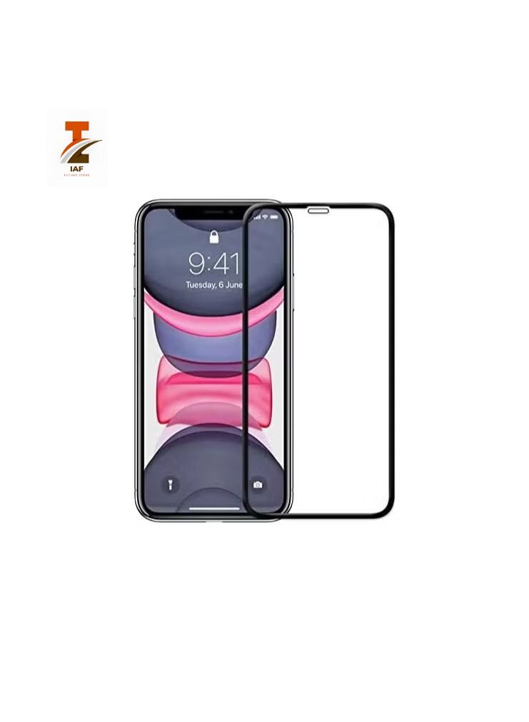 إيف واقي شاشة ، واقي شاشة زجاجي 5D 9H لهاتف iPhone 11 ، 6.1 بوصة ، أسود - Image 1