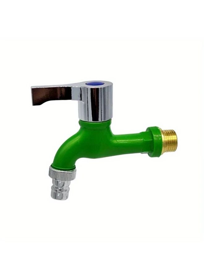 Green Heavy Duty G1 2 Outdoor Faucet Anti Freeze Tap For Washing Machine Mop Pool - Image 1
