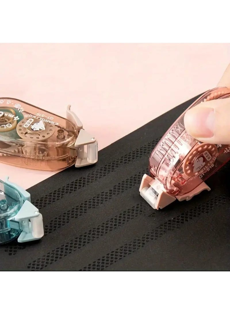 LDQ 4 Pcs Strong Bonding Double-Sided Adhesive Dots Tape-Durable Clear Tape, School Supplies, For DIY Projects, Scrapbooking, Acid Free Adhesive Rolls, Decorative Adhesive Dots, Photo Save - Image 2