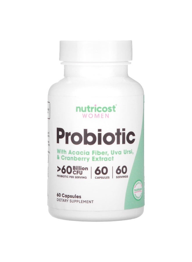 Nutricost, Women, Probiotic , >60 Billion CFU, 60 Capsules (Packaging may vary) - Image 1