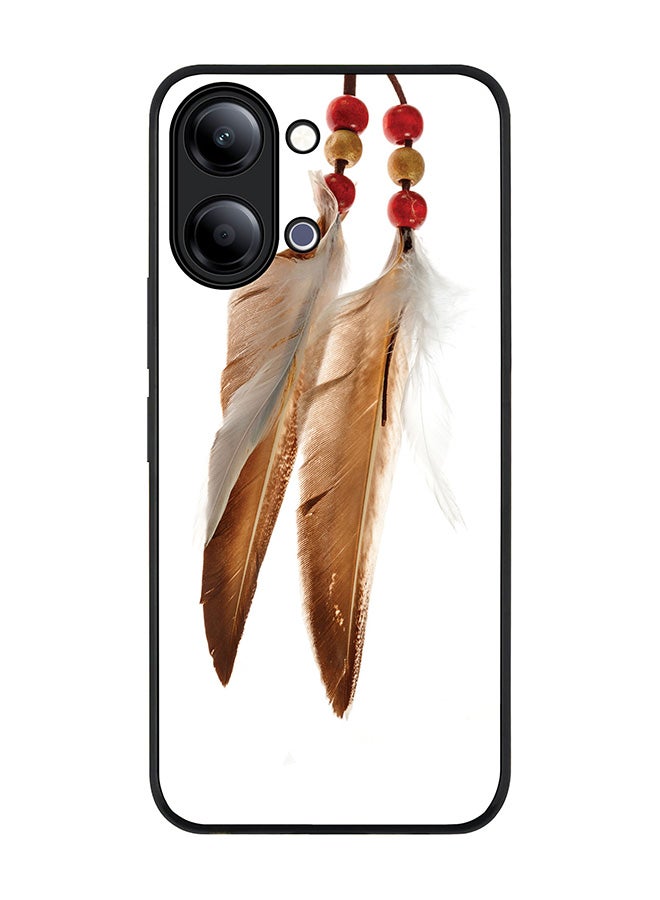 Stylizedd For vivo Y05 4G / Y6t 5G Case,Slim fit Camera Protection, Shockproof Thin Phone cover  - Chief Longfeathers - Image 1