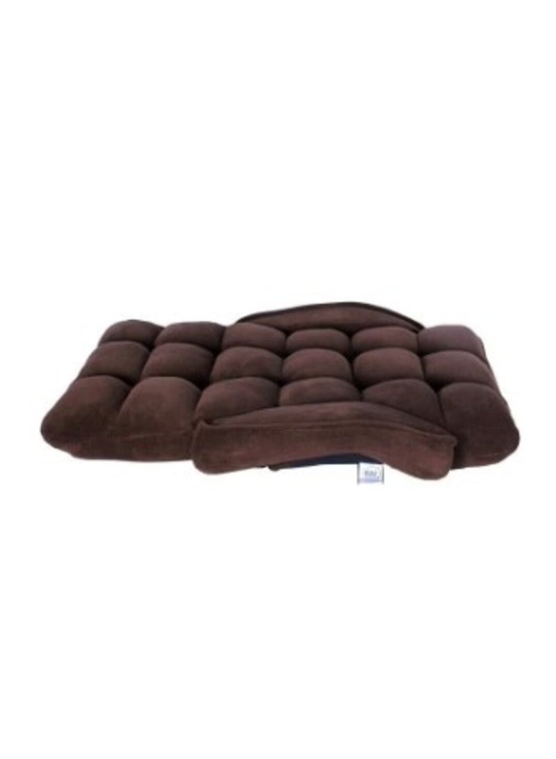 Cady One Camping floor chair, sponge padded with velvet quality, with adjustable back - Image 2