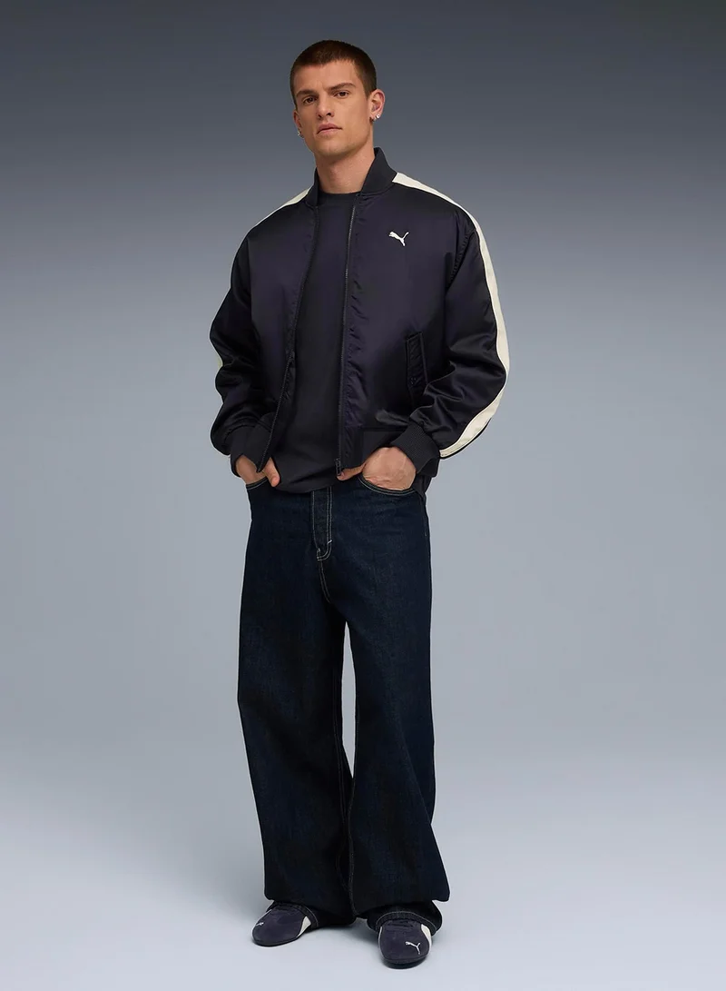 PUMA new navy Graphic Card Play Relaxed T-Shirt for Men | Best Price UAE