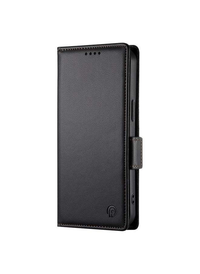 Zaboon Case For Honor X9c Global / Magic7 Lite Side Buckle Magnetic Frosted Leather Phone Case  - Image 2