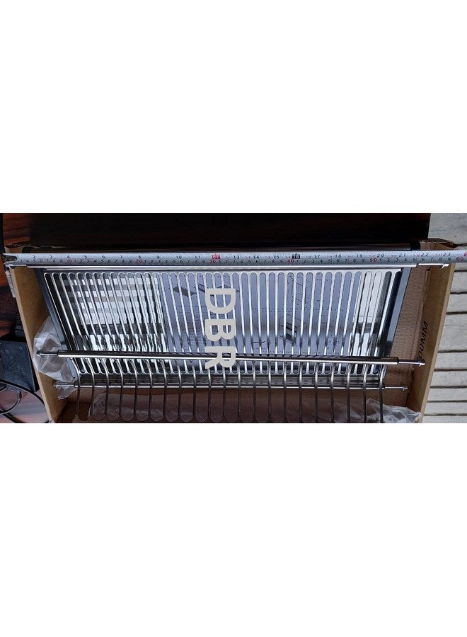 DBR Kitchen Steel Dish Rack Drainer Tray for Cabinet Width 600mm gtpt Modular Kitchen Organiser Set of 3pcs - Image 2