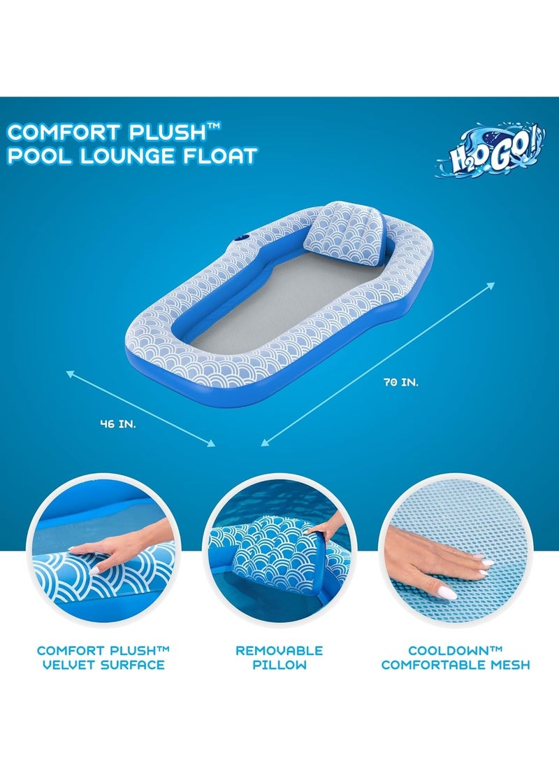 H2oGo Deluxe Comfort Plush Pool Floats 178X117Cm  - Image 2