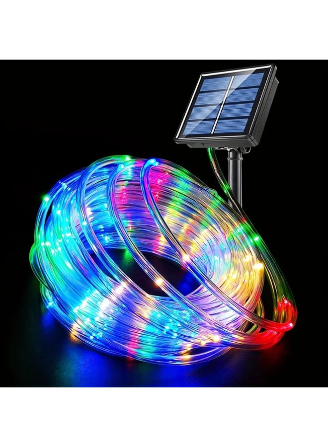 أضواء حبل شمسية LED بطول 866.14 بوصة، 200 ضوء ملون، 8 أوضاع إضاءة خارجية للحديقة والفناء والشرفة والشجرة، أنبوب مرن شفاف للديكورات في المهرجانات، هدية مثالية لجميع الفصول. - Image 2