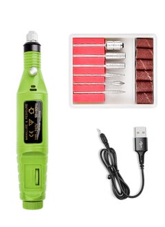 Y&D قلم النقش الكهربائي USB ومبراة الأظافر لإزالة الجلد الميت وتلميع الأظافر أو النقش عليها  - Image 1