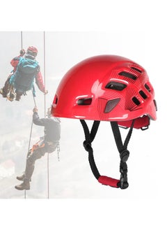 Thoraya Outdoor Sport Safety Helmet Adjustable Rock Climbing Head Protection Helmets(red)  - Image 4