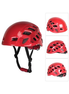Thoraya Outdoor Sport Safety Helmet Adjustable Rock Climbing Head Protection Helmets(red)  - Image 5