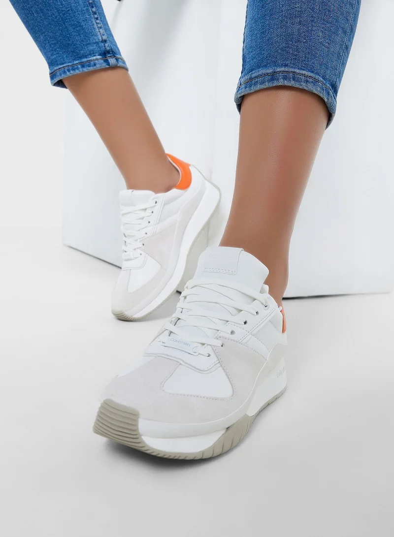 CALVIN KLEIN Lace Up Low Top Sneakers