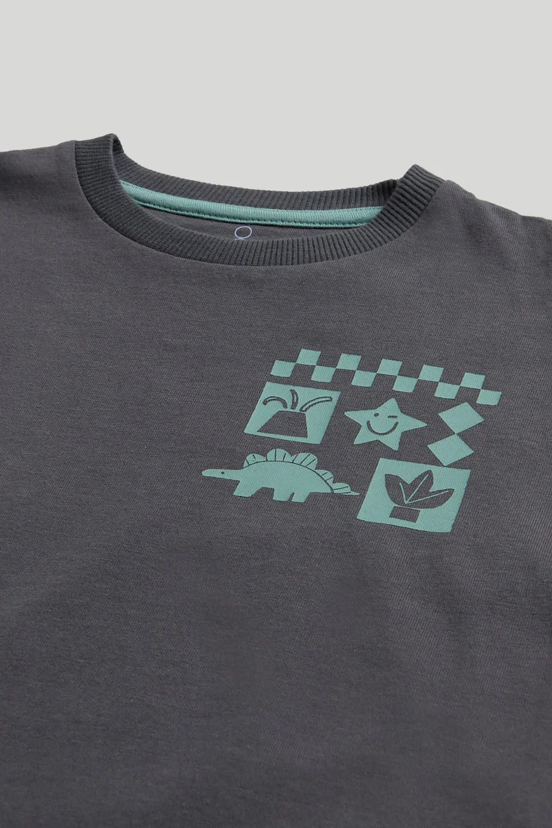 مذركير طقم بيجامات ديناصور قطعتين