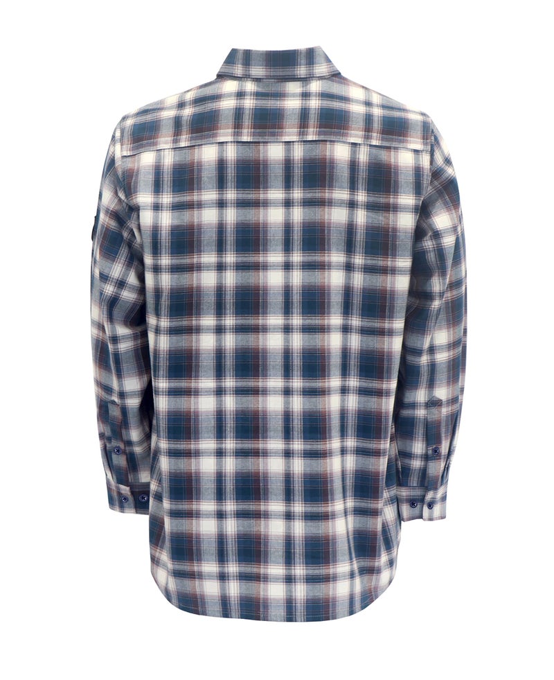 BOCOMAL FR Shirts for Men(Red/White) Flame Resistant/Fire Retardant Plaid Shirt 7oz Men's Welder Shirt - Image 3