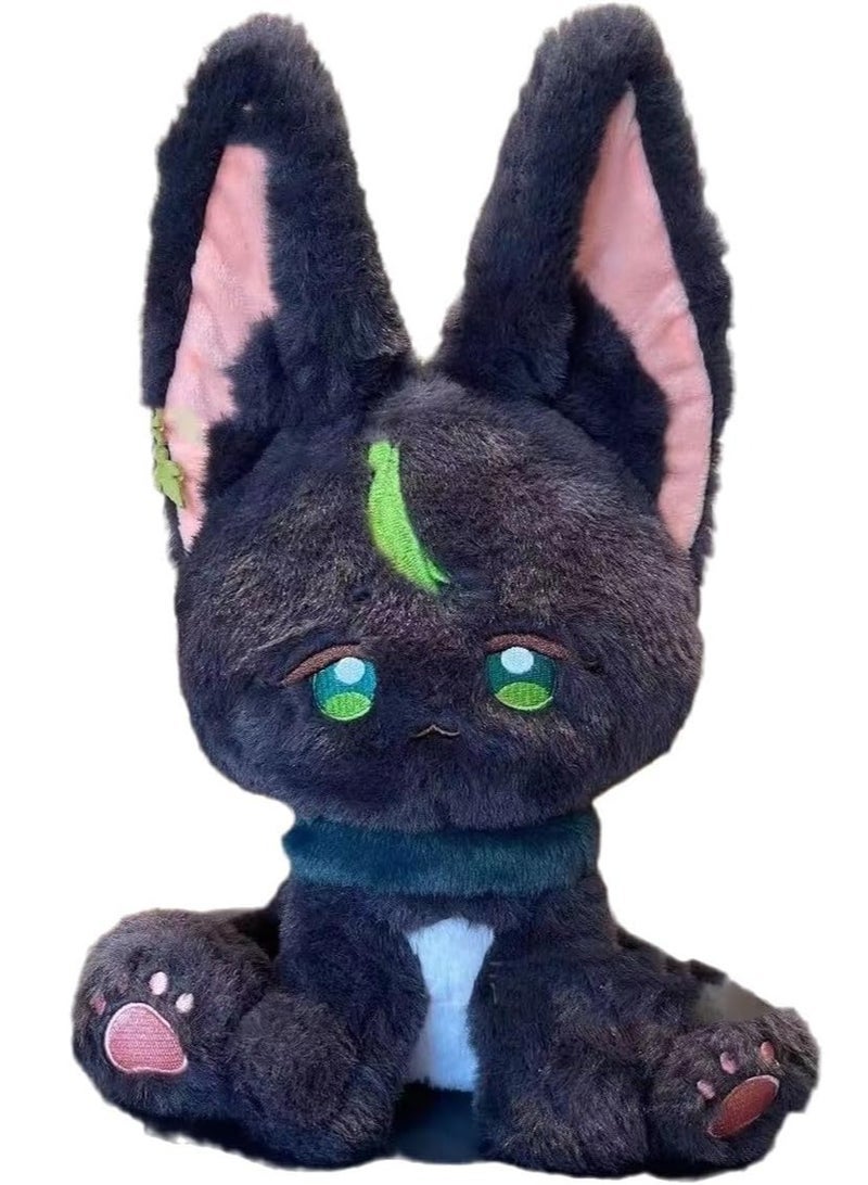 general Cute Tighnari Cat Sitting Position Plush Toy, Genshin Impact Role Series Stuffed Doll, Anime Game Plush Doll - Image 1