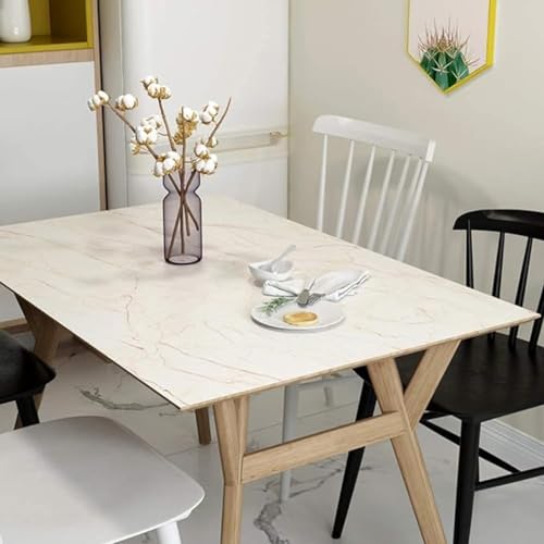 wall love Marble OilProof & Waterproof self-Adhesive Sheet Stickers Big Countertop Cabinet Furniture puja Room Kitchen,Home Sticker Wallpaper 60 x 200cm (Cream Wallpaper) - Image 3