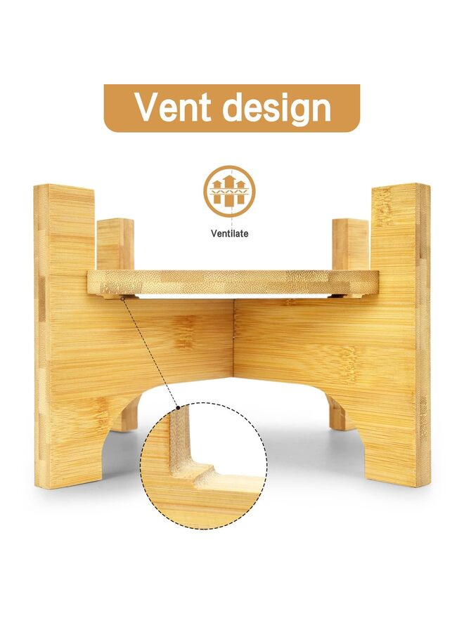 8.6" Drink Dispenser Stand, Water Dispenser And Beverage Dispenser Stand, Fit Max Glass Drink Dispenser Water Jugs Glass Water Pitcher Ideal for Home Parties and Catering Events - Image 5