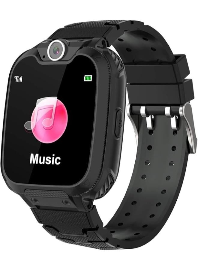 Nabi Children's IP65 Waterproof Smart Watch with SOS, Camera, Call, Music, 7 Games Puzzle, Alarm Clock, Compatible with iOS and Android for Girls and Boys - Image 1