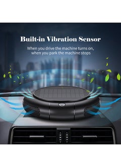 Generic Car Negative ion Air Purifier with Solar Panel 1200mAh Battery  Quiet Air Cleaner for Home Car Office Allergies Pets Dust Pollen Hair Odors  - Image 5