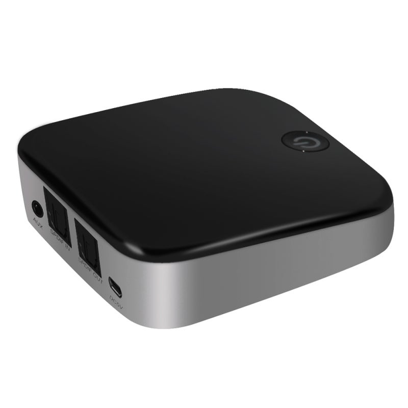 Bluetooth Transmitter Receiver: 350mAh Rechargeable Battery, AptX Low Latency, Multi-Point Connection - Toslink Audio Adapter for Bluetooth Enabled Devices & Non-Bluetooth TV, PC, Speakers - Image 4