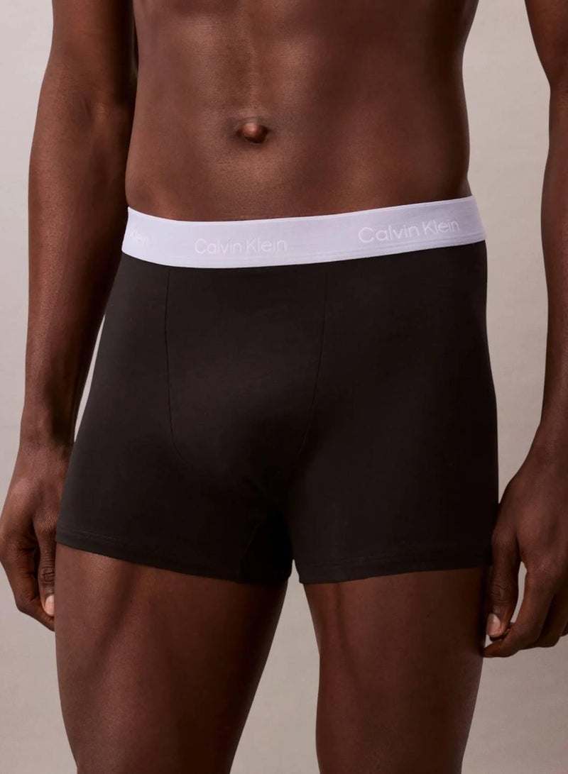 كالفن كلاين طقم سراويل داخلية Icon Cotton Stretch من 3 قطع - Image 5