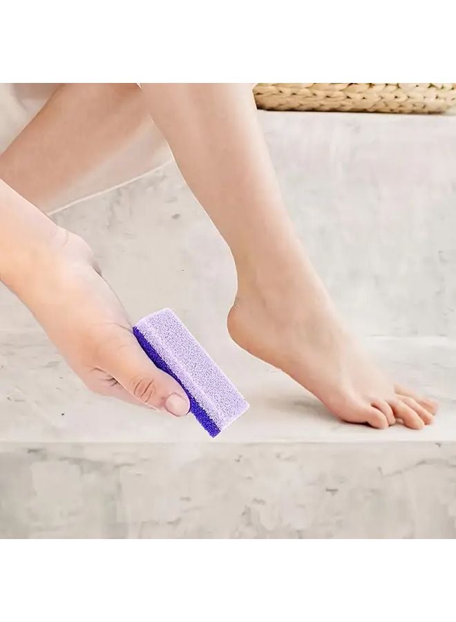 ملف قدم أرجواني مزدوج الجوانب قابل لإعادة الاستخدام مزيل الجلد الميت أداة تقشير - Image 5