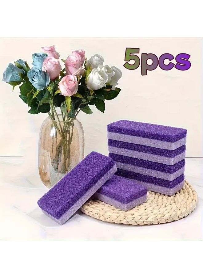 ملف قدم أرجواني مزدوج الجوانب قابل لإعادة الاستخدام مزيل الجلد الميت أداة تقشير - Image 1