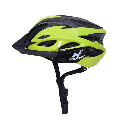 Nodens Cycle Helmet for Cycling Helmet for Men Cycle and Boys Skating Helmet (Black/Yellow, M) - Image 1