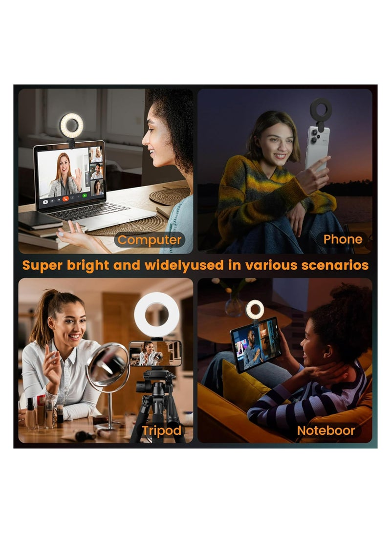 Pikengenus Video Conference Lighting Kit, Ring Light for Monitor Clip On,for Remote Working, Distance Learning,Zoom Call, Self Broadcasting and Live Streaming, Computer Laptop Video Conferencing - Image 2