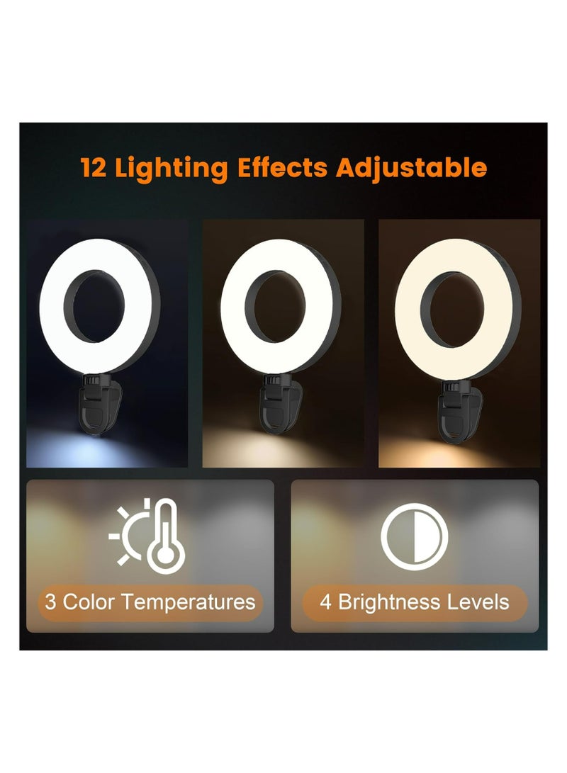 Pikengenus Video Conference Lighting Kit, Ring Light for Monitor Clip On,for Remote Working, Distance Learning,Zoom Call, Self Broadcasting and Live Streaming, Computer Laptop Video Conferencing - Image 3