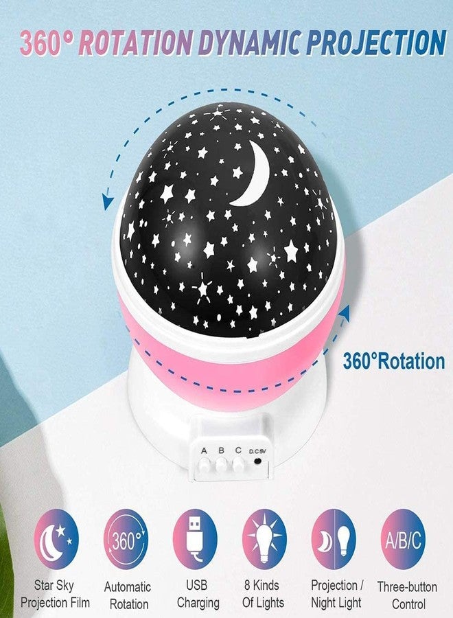 Glaceon Star Projector for Kids with Music, Baby Gifts for Baby Night 8 Colors Light for Boys Girls, Rechargeable Night Light with Multi-Color, Decorations for Christmas Party Room Decor - Image 3