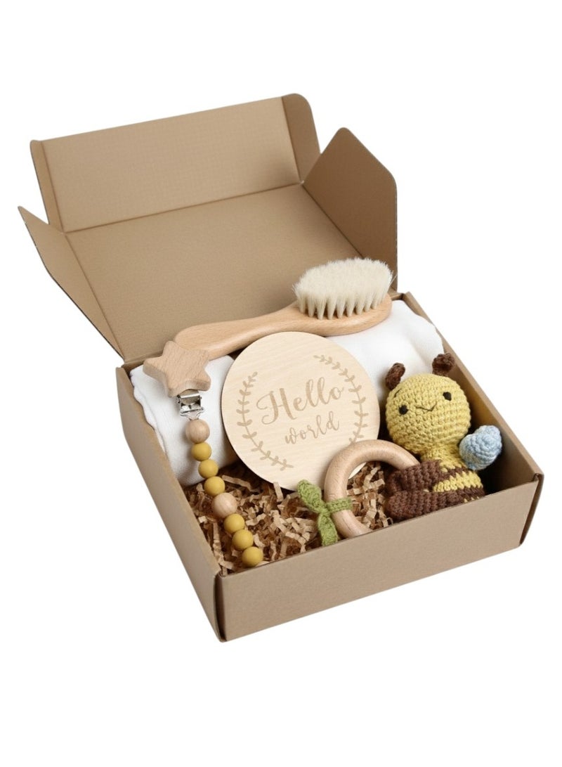 Bambimici – Multi-Purpose Baby Gift Box - Bee Set G - Image 1