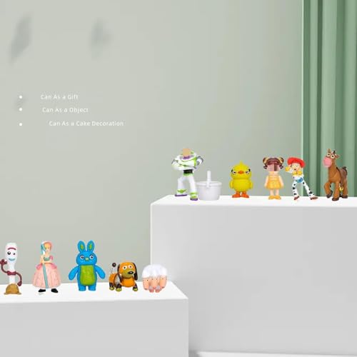 NLIEOPDA 36 Pack Anime Figurines Set - Woody Doll, Buzz Lightyear Toy, PVC Figures - Image 3