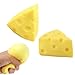 Holgosiu Cheese Squishy Toys Squeeze Cheese Stress Ball Squishy Cheese Fidgets Cheesecake Toys Sensory Squishy Miniatures Novelty Toy 2Pcs - Image 2
