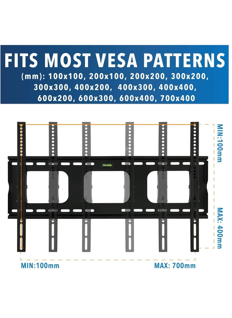 ELTRAZONE Tilting TV Wall Mount Bracket For Samsung Sony LG,TCL Element 32 40 42 47 50 55 60 65 Inch TVs VESA 200x200 400x400 600x400, 750x450 Compatible Premium Tilt 175 Lbs Capacity  - Image 4