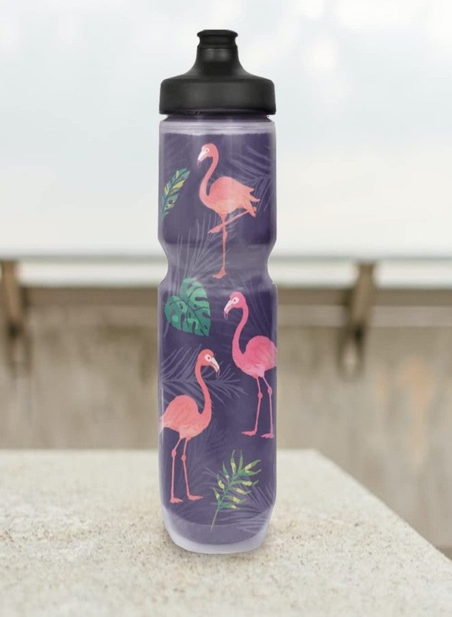 Simply Pure Hydration Purist 23 Oz Insulated Water Bottle - BPA Free Sport Bottles - Limited Edition, Watergate Cap (Flamingo, One Size) - Image 2