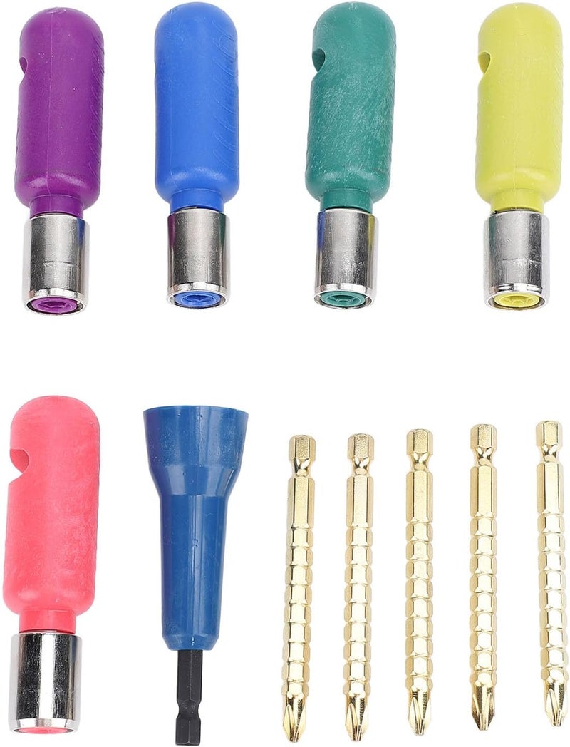 Wire Stripper and Cutter, 5 Sizes Wire Strippers Set, Electrical Tool with 6.35mm Connection Rod, Ideal for Industrial & Household Use - Image 1