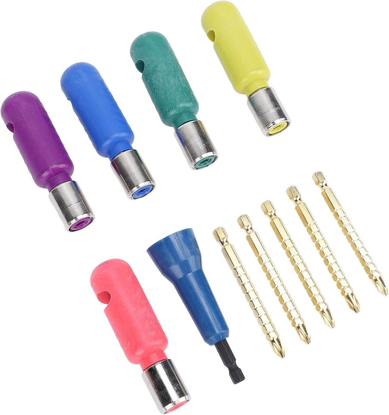 Wire Stripper and Cutter, 5 Sizes Wire Strippers Set, Electrical Tool with 6.35mm Connection Rod, Ideal for Industrial & Household Use - Image 4