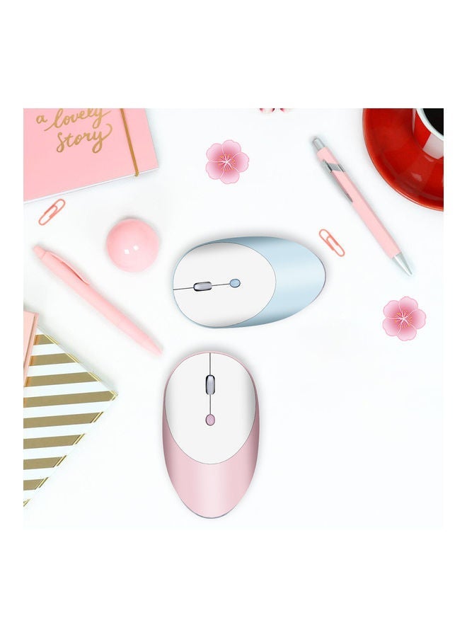NIBEMINENT Wireless Optical Mouse Blue/White  - Image 5