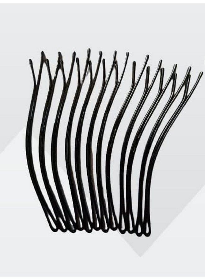 advancedestore Strong Simple Hairpins Black Alloy Hair Clip Bobby Pin Hair Accessories Headwear Ball Tip Bob Pins For Women Large (Pack Of 24) - Image 4