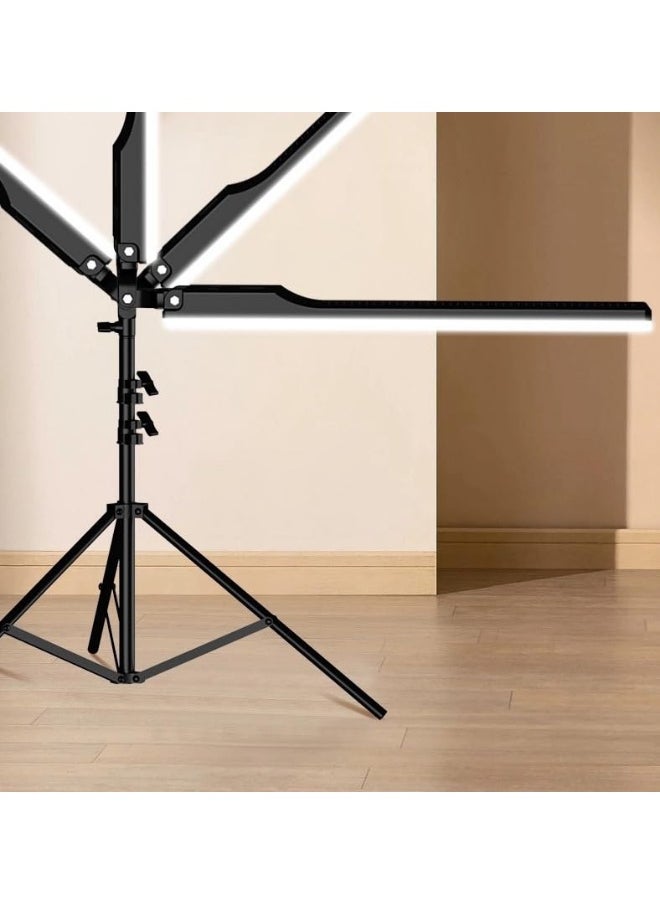 Professional RL-100 Rectangular Ring Light with Adjustable Brightness and Remote Control, Ideal for YouTubers, Makeup Artists, and Indoor Photography  - Image 3