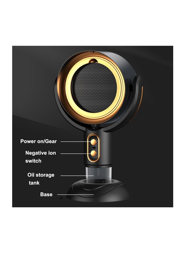 مدخنة محمولة، مروحة طرد هواء مكتبية USB، مروحة قابلة للتعديل بسرعتين، مروحة مطبخ محمولة، كوب قابل للإزالة لجمع الزيت، للاستخدام في المنزل، المطبخ، القدور الساخنة، المركبات الترفيهية، باللون الأسود - Image 3