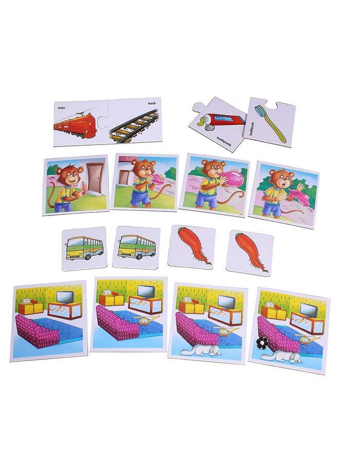 Creative's Creative's Memory Play | Self-Correcting Puzzles Game | Picture Matching Card Game| Similar,Go Together, What's Next, What's The Difference All in 1 Pack | Ages 3 & Above  - Image 2