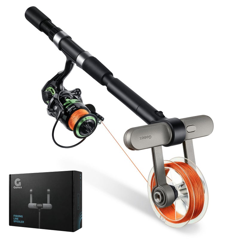 Gonex Fishing Line Spooler with Unwinding, No Line Twist, Adjustable Line Winder for Spinning, Cast, Spincast Reels, Spool Spooling Station System, Function Installation-Free - Image 1