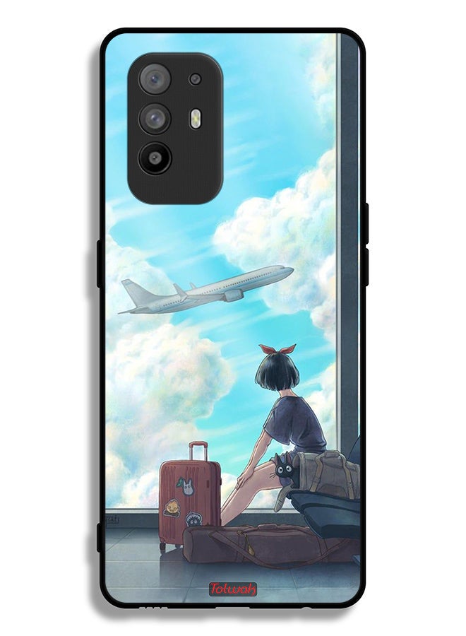 Tolwak Oppo F19 Pro Plus 5G Protective Case Cover Travel Art - Image 2