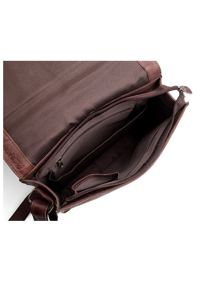 WildHorn Genuine Leather Sling Messenger Bag | Stylish, Functional & Spacious | Buckle Closure | Adjustable Strap | 1-Year Warranty - Image 4