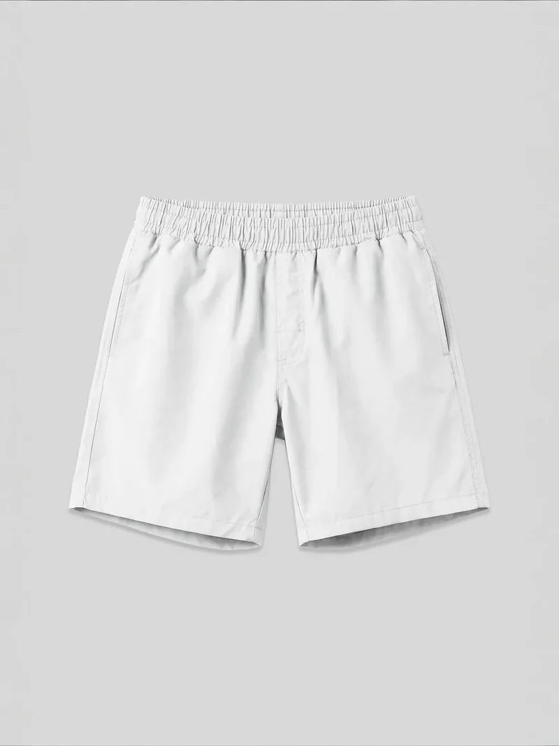Tommylife White TOMMY Men's Pull-On One-Piece Shorts Set for Men | Best Price UAE