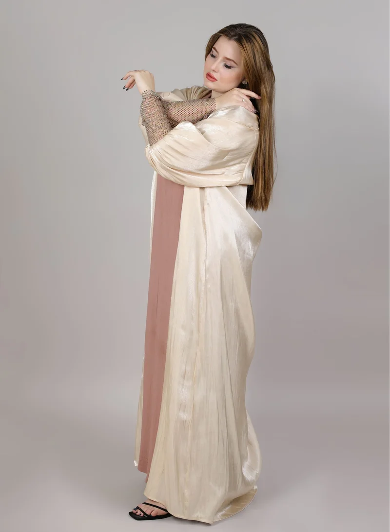 MSquare Fashion  MSquare Fashion Fashion Rose Abaya for Women | Best Price UAE