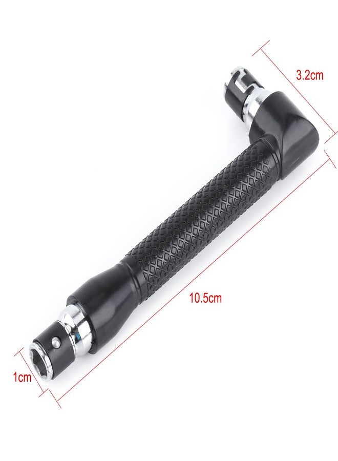 LiebeWH 90 Degree Socket Wrench 1/4 Inch Right Angle Screwdriver L Shape Double Head Hex Driver for Tight Space Auto Repair - Image 2
