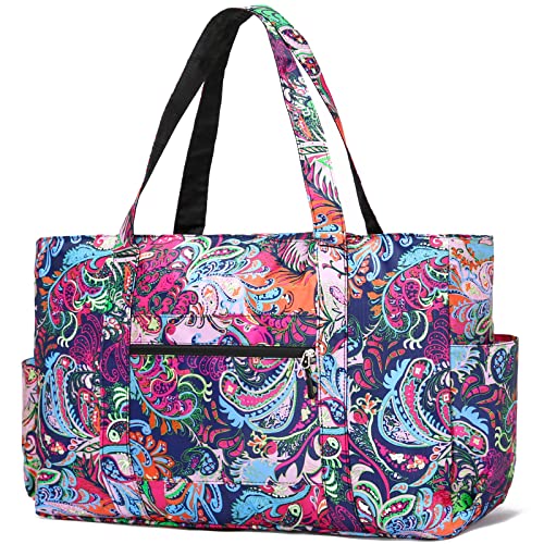 Outrip Extra Large Beach Bag and Totes for Family, XL Waterproof Pool Bag for Women with Zipper and Pockets - Great for Beach Travel Vacation - Image 1